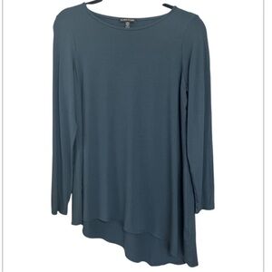 Eileen Fisher Asymmetrical Long Sleeve Top
